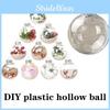 Stylish Clear Plastic Bauble Ornament For Chic Christmas Tree And Home Decor