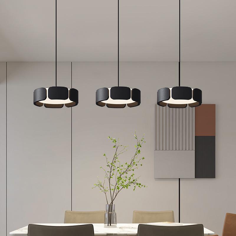 Italian Minimalist Bedside Pendant Light 2025 - Adjustable Height, Atmospheric Design for Bedroom or Entrance Room