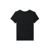 Nike T-shirt à Manches Courtes Côtelé Sportswear Essentials Femmes Hauts Noir FB8277-010