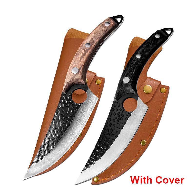 Butcher Boning Knives Cleaver Meat Chopping Vegetables Kitchen Knives Hand Forger Blade Chef Knife Stainless Steel Slicing Knife