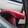 Car Steering Wheel Shift Paddles Lever Decor Cover Trim ABS Red / Carbon Fiber Accessories For Tesla Model 3 Model Y  - 2024