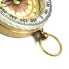 G50 Pure Copper Flip-Top Luminous Compass: Outdoor Multi-Functional Metal Compass in Pocket Watch Style