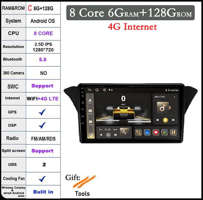 Android 14 For Hyundai Rohens Coupe 2012 - 2015 Car Radio Stereo Multimedia Video Player Auto Carplay Navigation GPS DSP