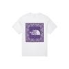 THE NORTH FACE T Shirt Unisex White Purple (Unisex) T-Shirts NT7UN29A