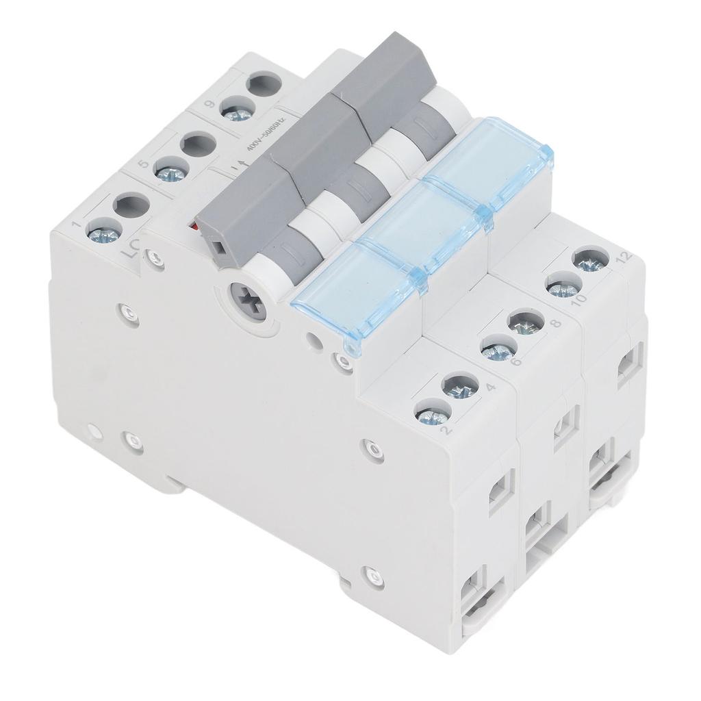 დენის მექანიკური გადამრთველი DIN Rail Mount 3P Interlock ამომრთველი იზოლირებული გადამრთველი 400VA