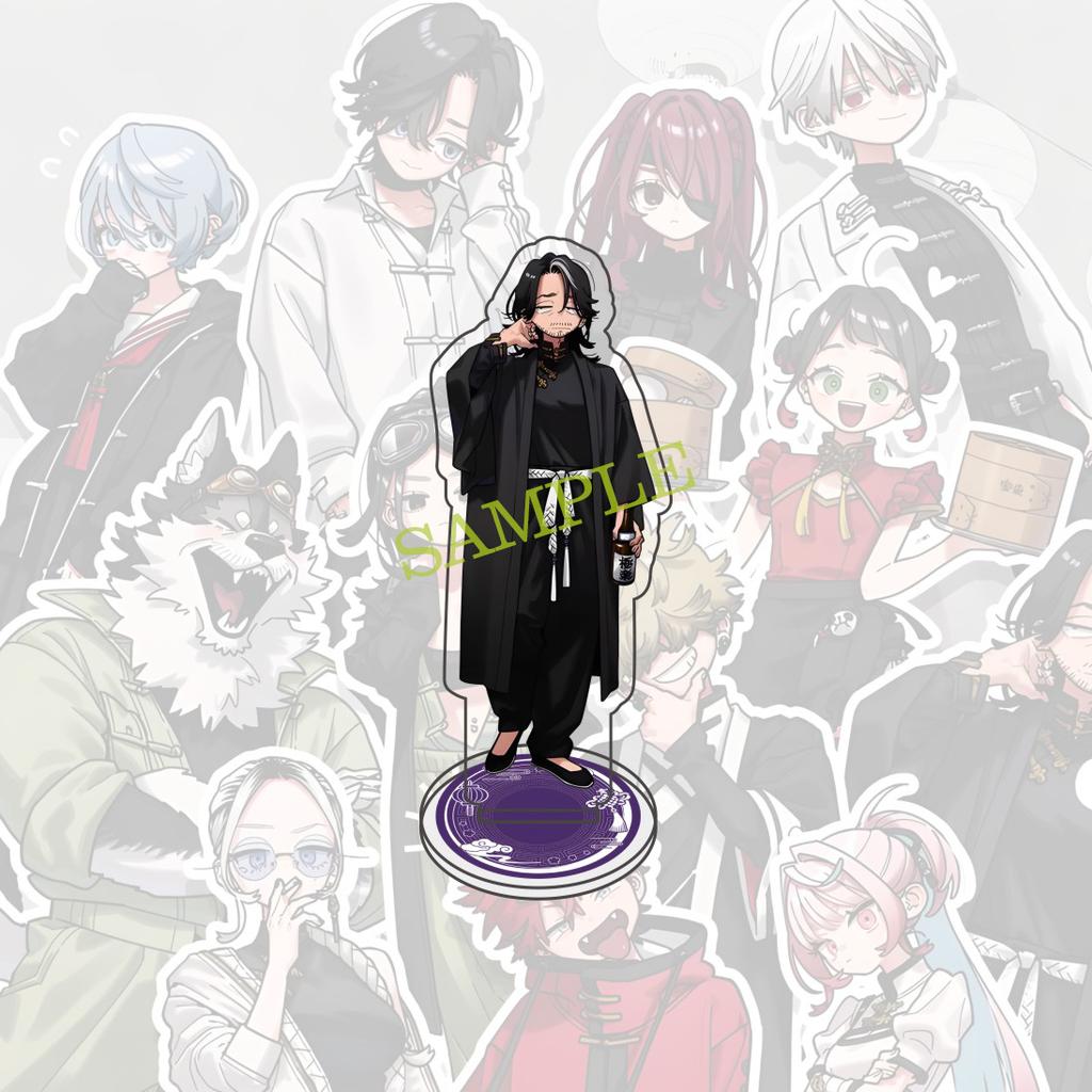 Anime Gokurakugai 10cm acrylic Standing character model  Aruma Tao Saotome Nei Takarai Tatsuomi Ban decoration cute gift