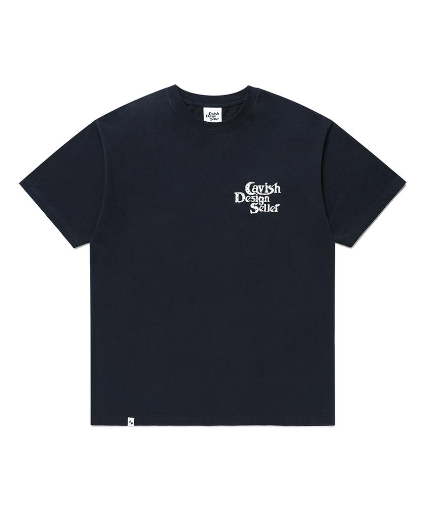 CAVISH Star Seller Logo Ss Tee Navy(Cv2Gmut527A)