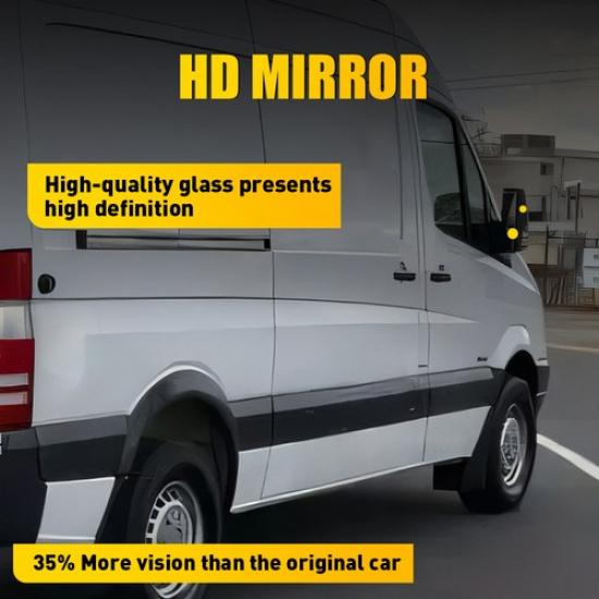 Mirror Glass Heated Passenger Fits 2010-2018 Mercedes-Benz Sprinter 2500 3500 EV