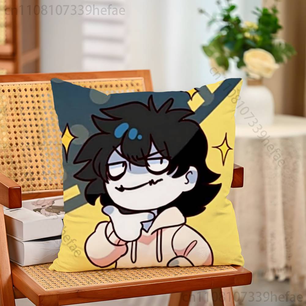 Creepy Urban Killer Jeff Pillow Case Plush Pillow Cases Home Decoration Pillow Cover for Sofa Bed Chair Living Room