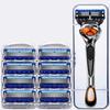5-Blade Durable Manual Shaving Razor for Face