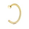 European And American Fashionable Nose Rings, Medicalstainless Steel Nose Rings, C-shaped Titanium Alloy Piercing Jewelry, Wholesal High-end Sense