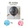 36" Black Gender Reveal Balloon - Baby Reveal Party Decoration