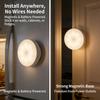 Smart Motion Sensor Night Light Wireless Battery Powered 25s Auto-Off Soft Glow Stick-On Led Night Light For Bedroom