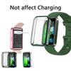 Silicone Watchbands For Huawei Band 9 Strap Replacement Strap For Huawei Band 8 Correa Bracelet Screen Protector Accessories