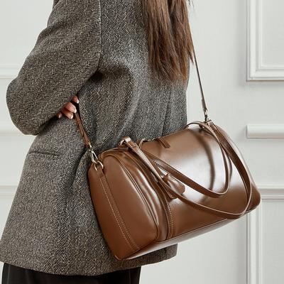 Leather Women's Bag New Fashion High-end Pillow Bag Handbag Mother Bag Messenger Bag Women's Shoulder Bag