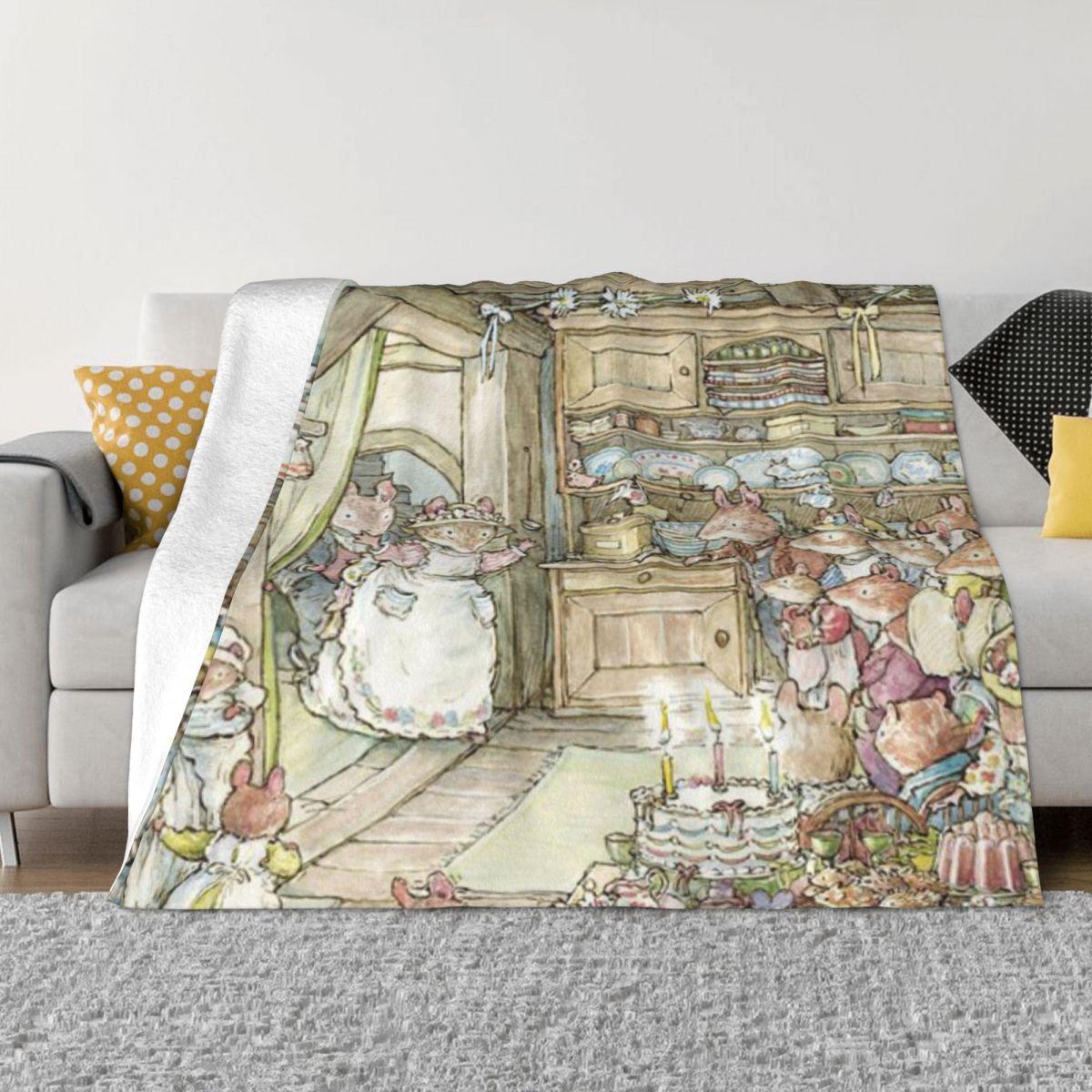 Surprise At Mayblossom Cottage Custom Travel An Ultra-Soft Micro Fleece Blanket 30x40in