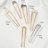 U-Shaped Hair Fork Metal Gold Shell Hairpin Geometric Headwear Hair Sticks Women Girls Hair Accessories