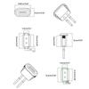 1PX5 2 Pin USB Connector Type-C Female with PH 2.0 Terminal Type C High Current Fast Charging Jack Port W/ Welding Wire
