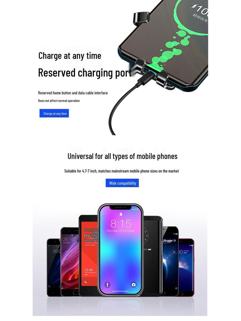 Tianyi C5 Car Phone Holder with Wireless Charging (2017-2022 Models)