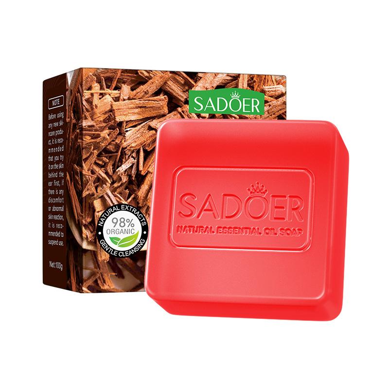 Seife mit ätherischem Pfefferminzöl, 100 g, organische und natürliche feuchtigkeitsspendende Ölkontrolle für Gesicht, Hände und Körper, reichhaltiger Schaum, geeignet für empfindliche Haut