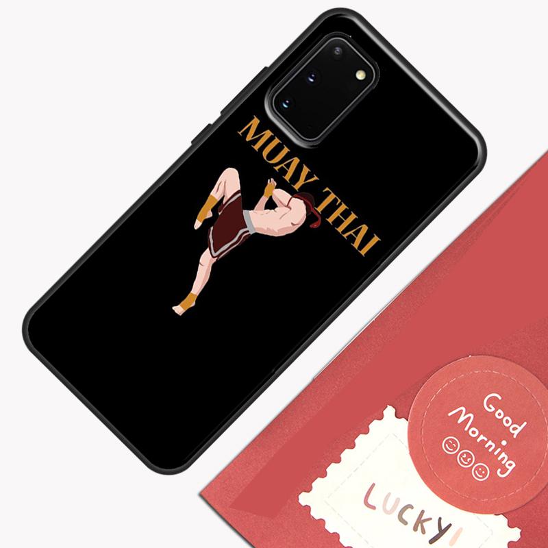 Muay Thai Kampfboxen Handyhülle Für Samsung Galaxy S25 Ultra S20 S21 S22 S23 S24 S9 S10 Plus S24 FE Hülle Schale