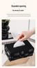 Elegant Woven Plaid Tissue Box for Home and Car