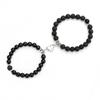 Natuurlijke Tijgeroog Steen & Legering Magnetische Koppelarmband - 2025 Bestseller