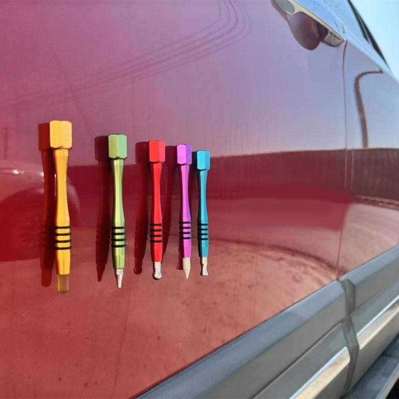5pcs Paint Friendly Auto Body Dent Correction Fixing Pen In Various Color Ideal For DIY Car Maintenance Paint Protective