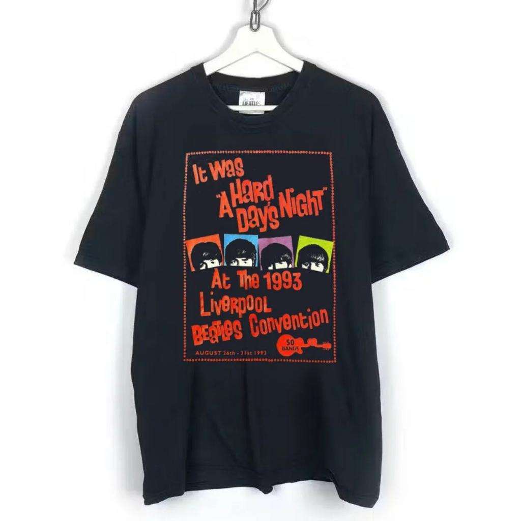 2026 The Beatles Vintage Rock Amerikanisches Retro T-Shirt Frühjahrsmode Sport Baumwolle Unisex T-Shirt Kleidung Tee Y2k Frau