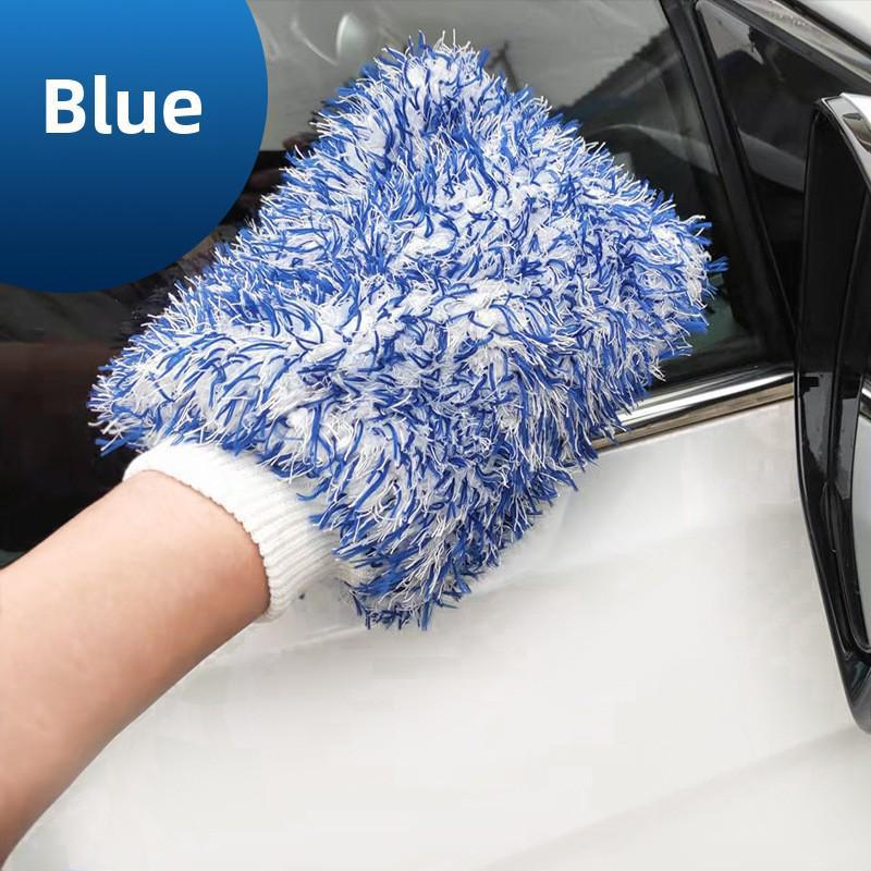 

Перчатки для мытья автомобиля Magic Fiber — толстые, с длинным ворсом, с сильным впитыванием воды для эффективной очистки Single Pack