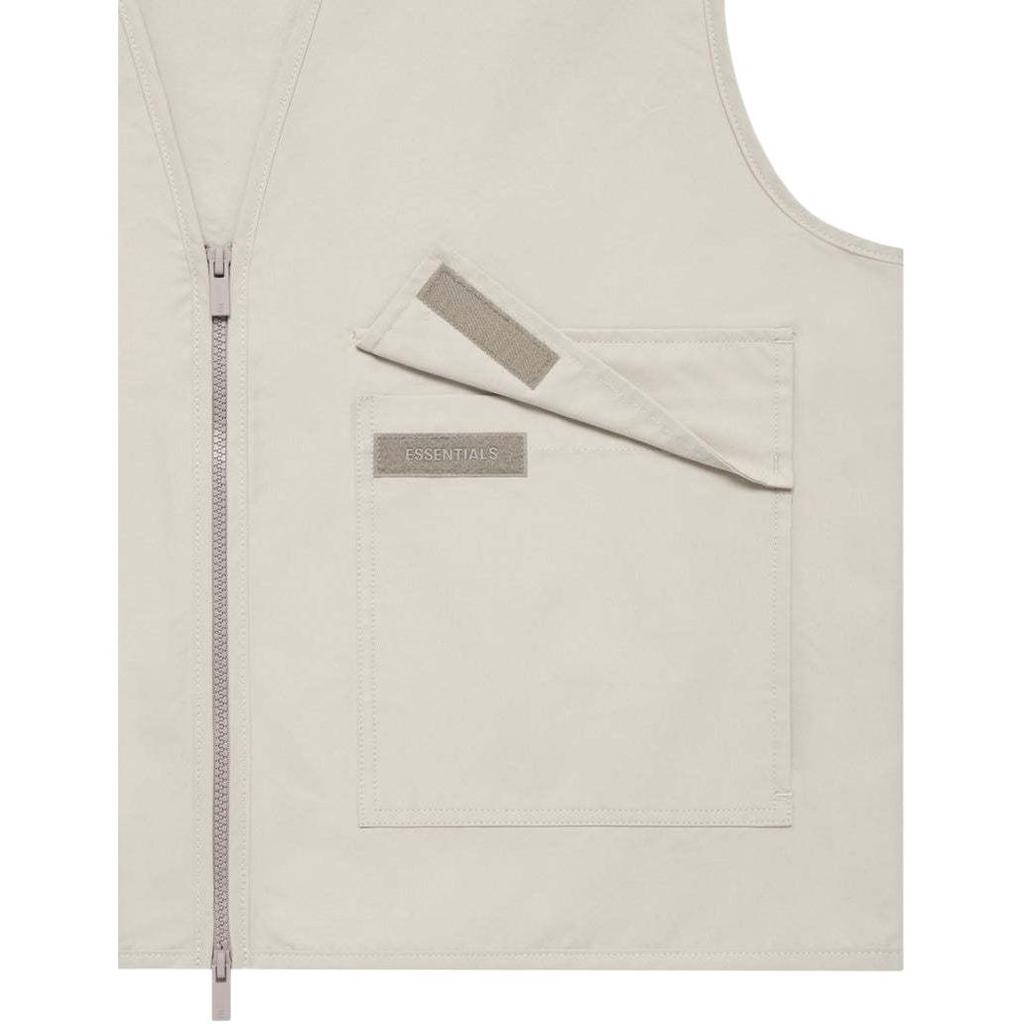 Fear of God Essentials Work Vest Men Outerwear Wheat FOG-SS22-122