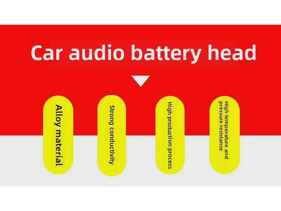 Car Battery Terminal Clamp with Display for Audio Modification