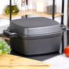Cast iron pot with lid 2 in 1 CAST LINE 25 cm, 4.5 l / 1.8 l