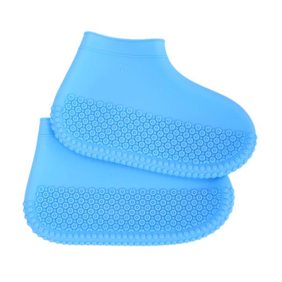 1 Paar wasserdichte Regenschuhüberzieher, rutschfeste Silikon-Wiederverwendbare Überschuhe für Damen und Herren, Reise, Outdoor, Regendichter Stiefel-Schuhschutz
