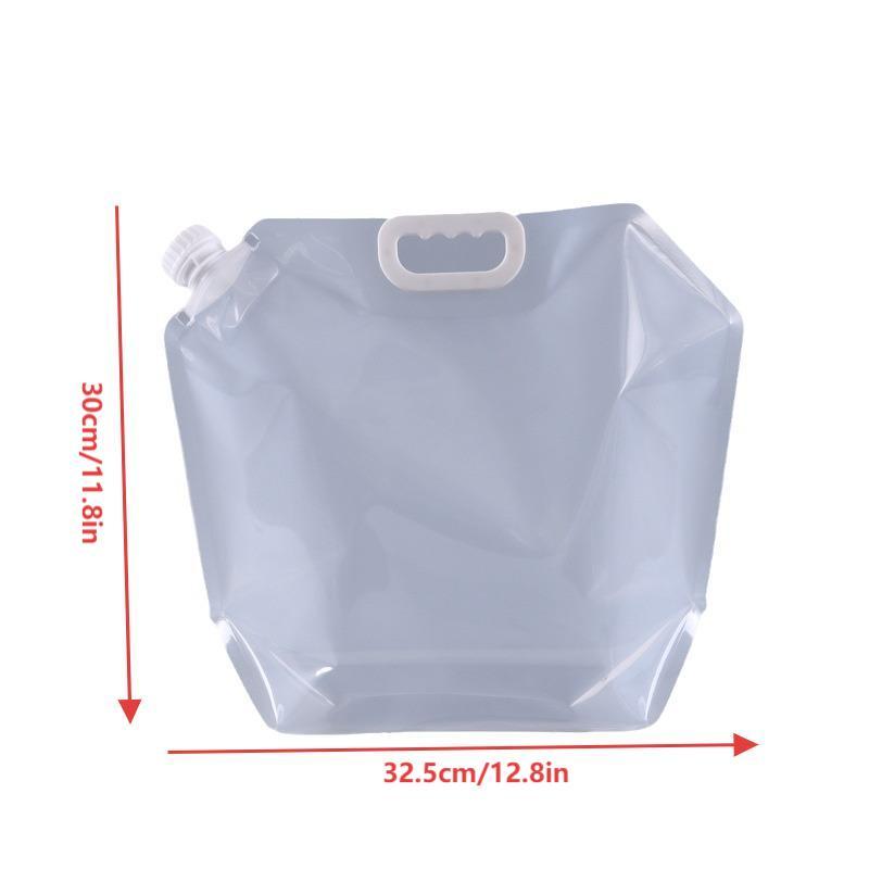 5L Folding Beer Bag Transparent Beer Packaging Suction Nozzle Bag Takeaway Beer Bag Hand-Held Valve Mouth Water Storage Bag