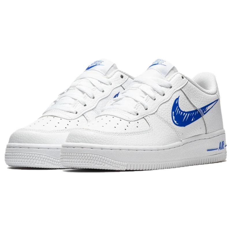 Nike Air Force 1 Low Sketch White Royal GS Sneakers DM3177-102