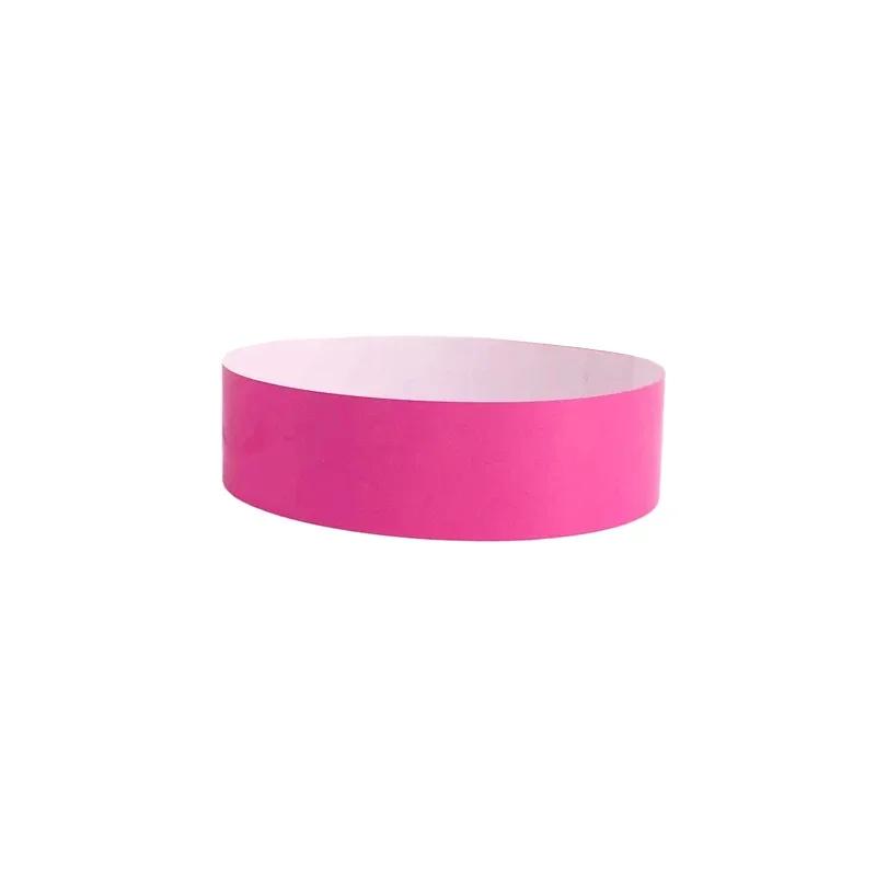 100pcs Disposable Waterproof Paper Wristband Bracelet Playground Marker Paper Bracelet Event Party Counting Bracelet