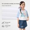 Xiaoyinman Girls' Antibacterial Cotton Printed T-Shirt