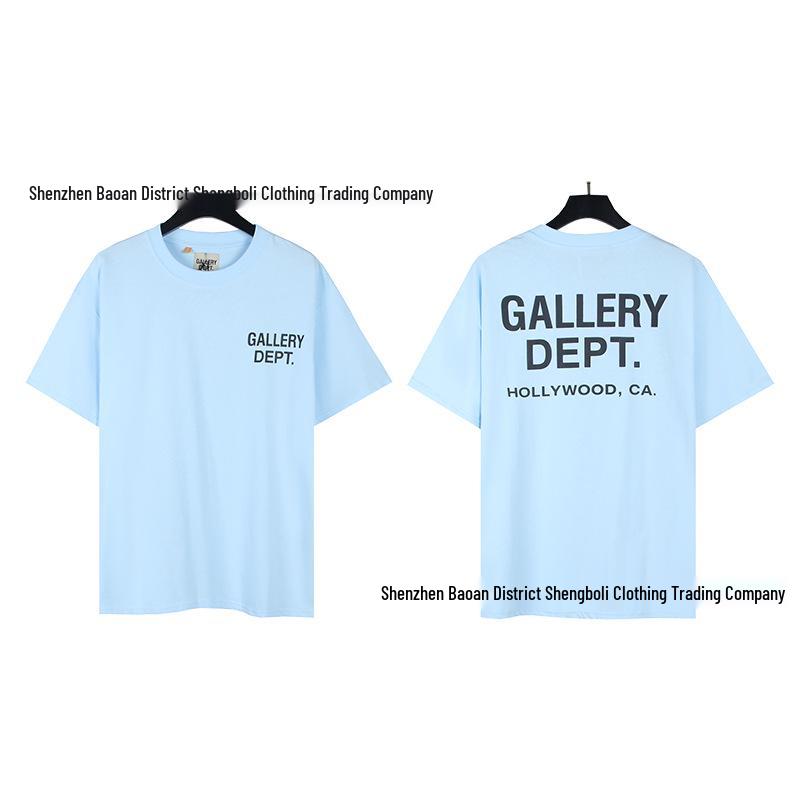 Unisex retro tričko s krátkym rukávom s potlačou D od GALL