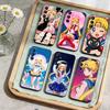 Cartoon D-Sailor M-Moons Phone Case For Samsung Galaxy A73,A21s,A22,A31,A52,A53,A71,A41Soft Black Shell