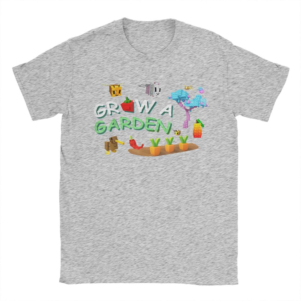 Grow A Garden T Shirt Men 100% Cotton Unique T-Shirt Round Neck  Tees Short Sleeve Clothes Gift Idea
