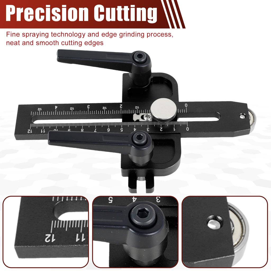 Thin Rip Jig Table Saw Jig Guide Fast Thin Ripping Guide Sturdy Thin Rip Table Saw Jig Cuts Works with Table Saw Router Table Ba