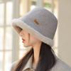 Autumn and Winter Velvet Thickened Hat Women's Warm Bucket Hat Bucket Hat Basin Hat