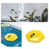 Floating Bait Bucket Aerator Rechargeable Portable Quiet Live Bait Bubbler IPX7 Waterproof Oxygen Pump for Fishing Minnow Buckets Fish Tank