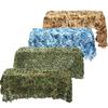 3X5M 3X8M 3X10M 4X5M Reinforced Camouflage Net Swimming Pool Beach Gazebo Garden Sun Shelter Camo Canvas Netting 7 Colors