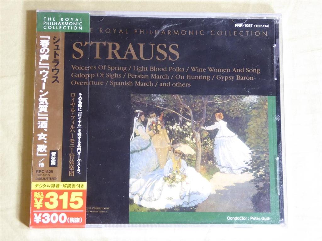 CD STRAUSS - Voice of Spring Wiener Blut Sake, W PRC529 Japan ObiClassical Used