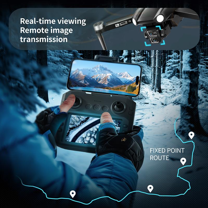 Z103 Ultra Drone Professional 8K 4-Axis Dual Lens HD Camera 5G GPS Wifi FPV  EIS RC Dron Laser Obstacle Avoidance Quadcopter Toy