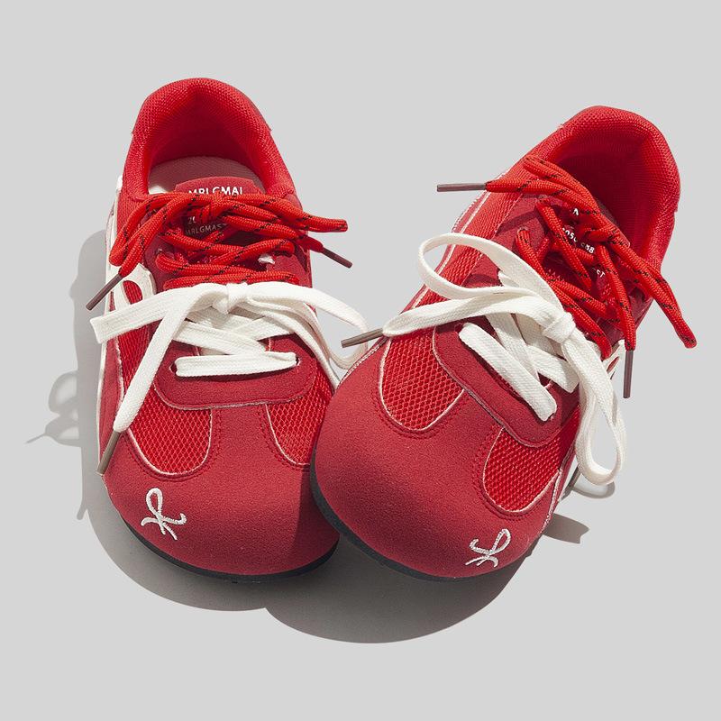 Casual German Training Shoes  All-match Sneakers Breathable Soft-soled White Shoes