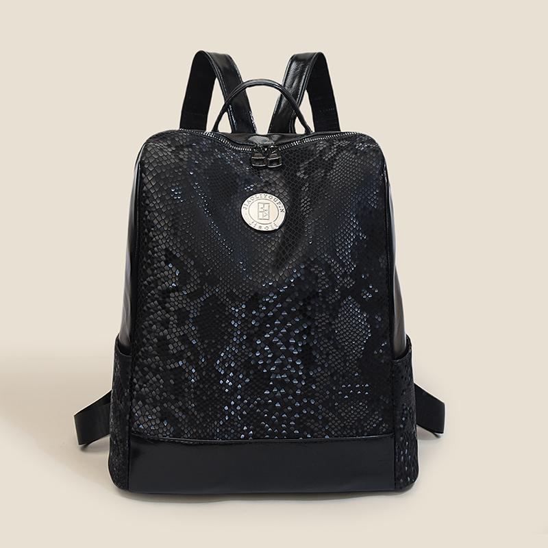 Zaino PU da donna Borsa da viaggio a grande capacità Zaino da pendolare