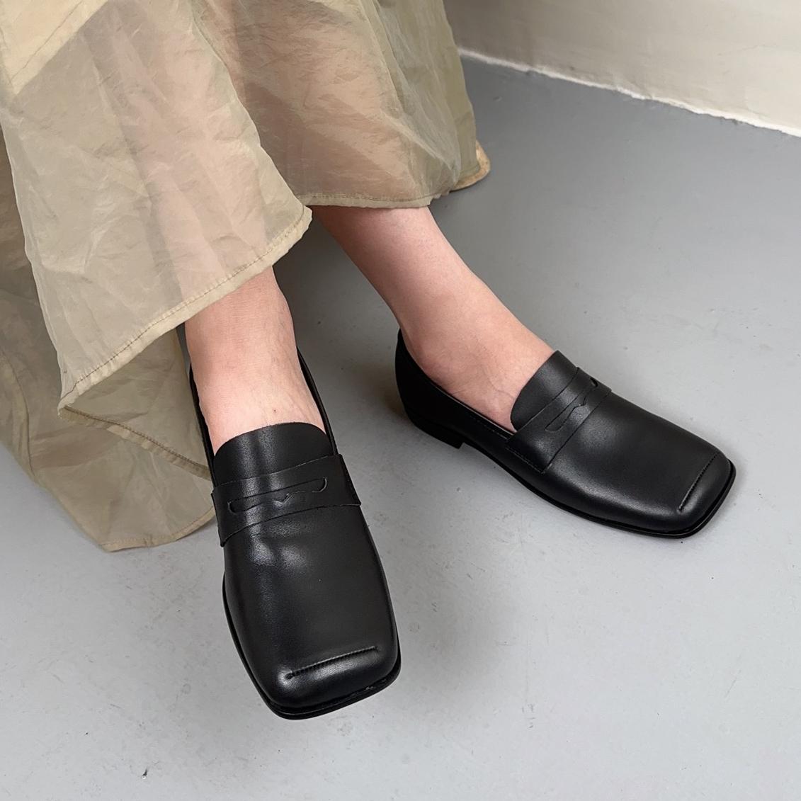 Модные японские корейские туфли в ретро-стиле из натуральной кожи женские туфли — фото 4